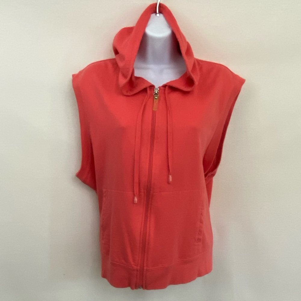 Catalina Coral Sleeveless Hoodie Size XL Q-5